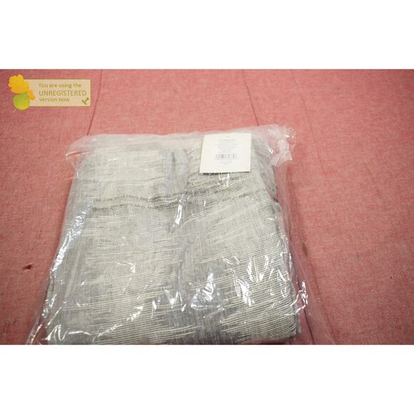 Project 62 Rod Pocket 108"x54" Richter Clipped Sheer Curtain Panel Light Gray* - Picture 3 of 4